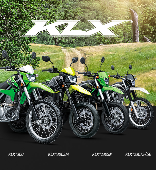 KLX FAMILY: KLX110R KLX140R KLX230R KLX300R KLX300SM KLX300 KLX250 KLX230 SMALL IMAGE